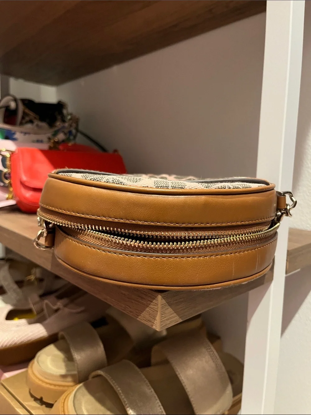Kate Spade Spade Flower Jacquard Drum Medium Crossbody